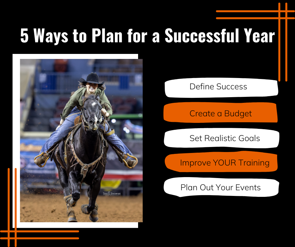 5-ways-to-plan-for-a-successful-year-bulletpoints-with-image-of-smiling-woman-on-black-horse-running-towards-camera