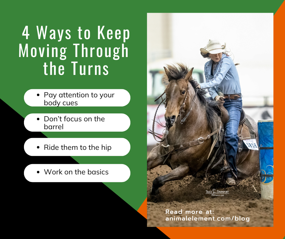 bulletpoints-of-tips-for-moving-through-the-turns-with-photo-of-ali-and-panama-running-barrels